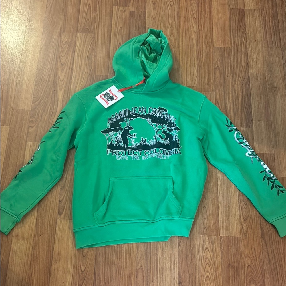 Green asaali hoodie